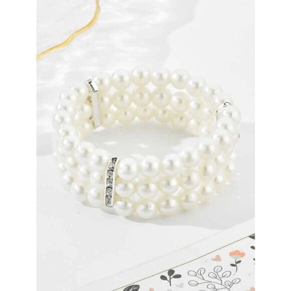 💗✨ 6PCS 1920s Great Gatsby Flapper Pink Sequin Dress & Accessories Set XL NEW - Picture 11 of 16